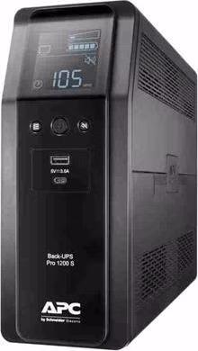 APC Back UPS Pro BR 1200VA(720W), sinusoida, 8 zásuvek, AVR, LCD rozhraní