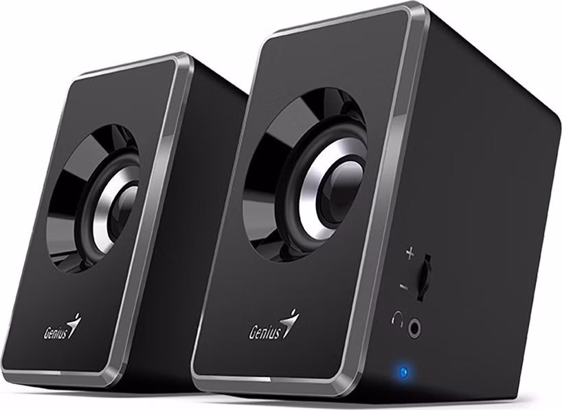 Genius repro SP-U125, přenosné Reproduktory, 2.0, 3W, USB napájení, 3,5mm jack, šedo-černé