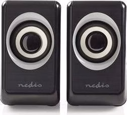 Nedis CSPR20020BK - PC reproduktor | 2.0 | 18 W | Jack 3,5 mm