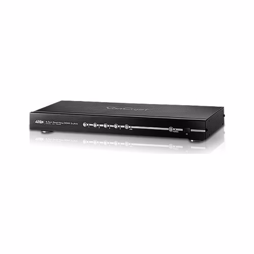 ATEN VS-482 4-portový Dual View HDMI přepínač, RS-232, extra audio