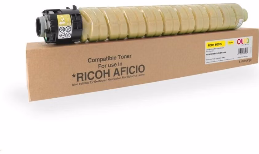 OWA Armor toner pre RICOH MPC2003/2503/2004/2504, 9500 strán, 841928 Y, žltá/žltá