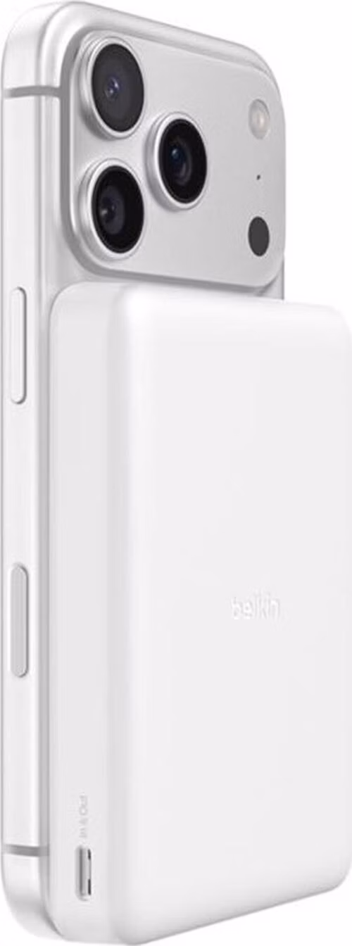 Belkin Boost Charge Slim Magnetic Powerbank 10K - White