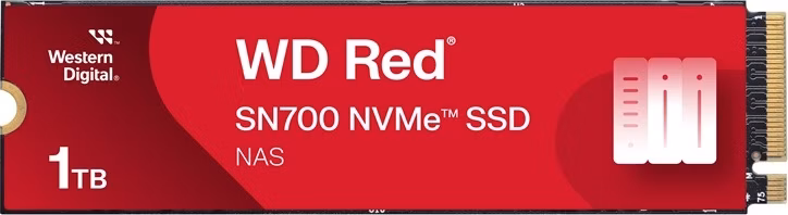 WD SSD RED SN700 1TB Powered by SANDISK / NVMe M.2 PCIe Gen3 / Interní / M.2 2280