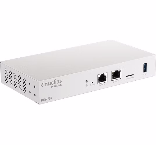 D-Link DNH-100 Nuclias Connect Hub- One 10/100/1000 Mbps Gigabit Ethernet Port - 1 x micro SD card slot- 1 x USB3.0
