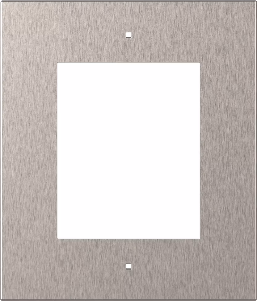 2N IP Verso - Rám pro instalaci do zdi, 1 modul - nikl