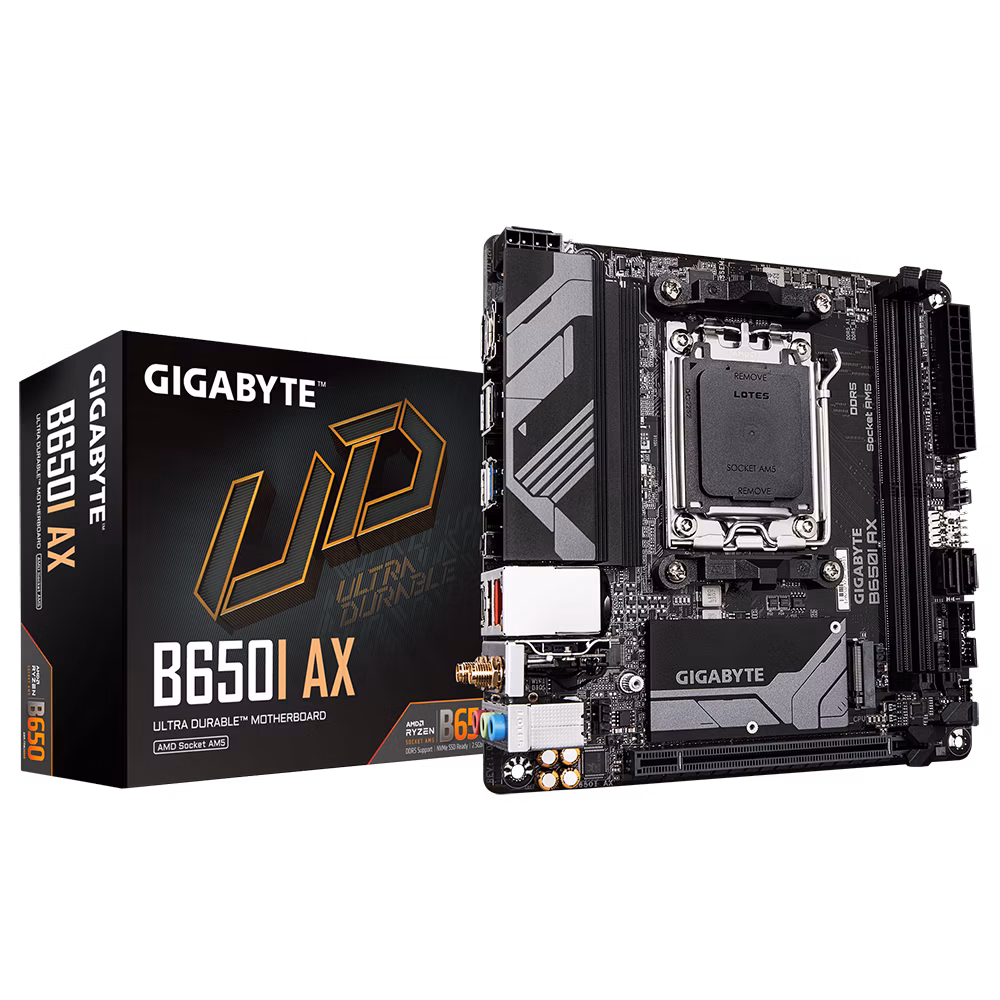 Gigabyte B650I AX, AMD B650, AM5, 2xDDR5, mini-ITX