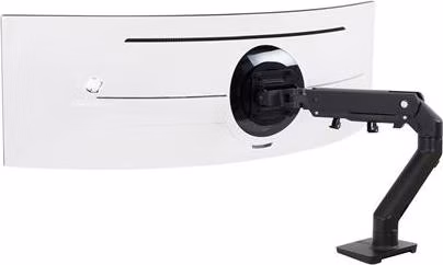 ERGOTRON HX Desk Monitor Arm with HD Pivot (matte black), stolní rameno pro zakřivené monitory až 49" černé