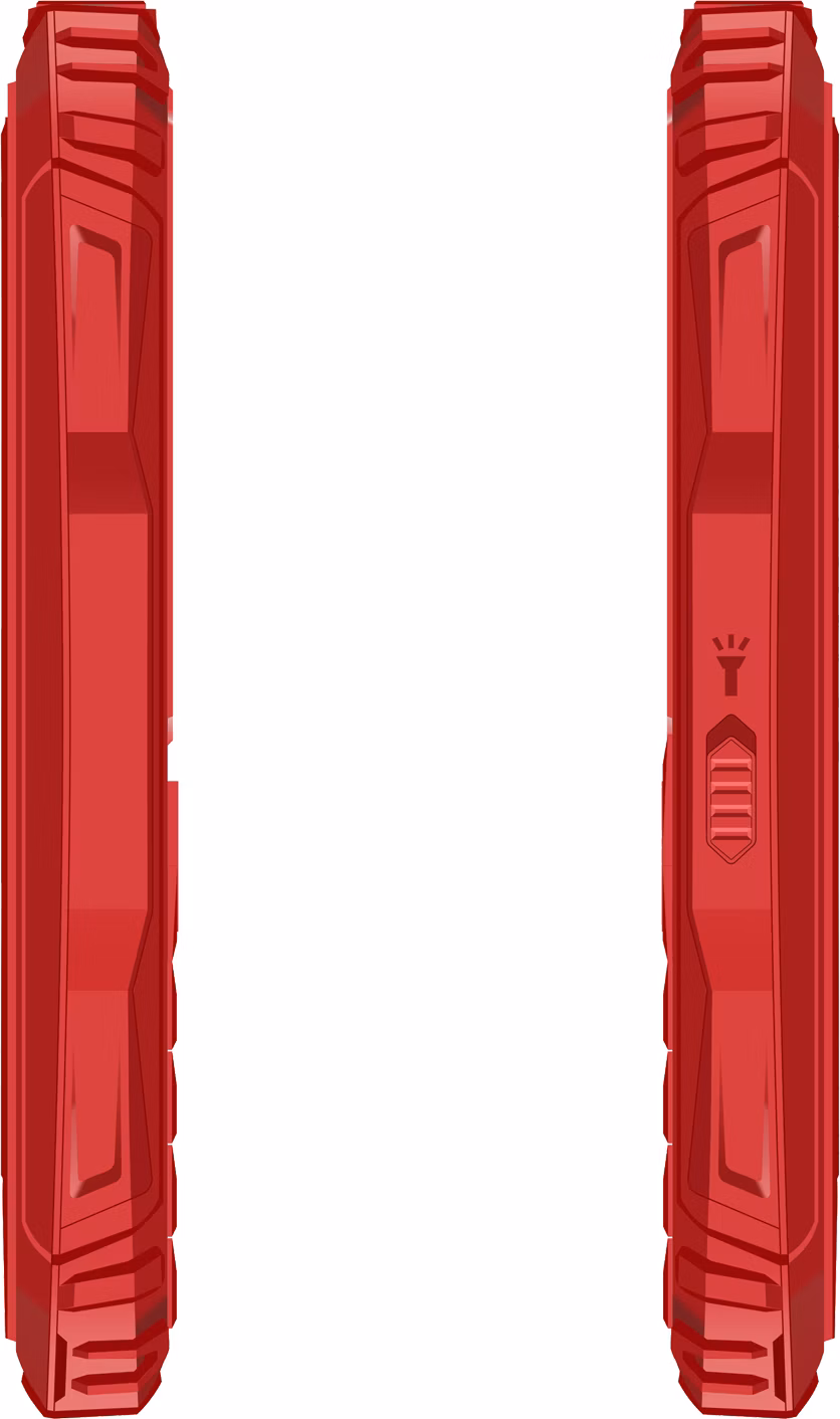 EVOLVEO MaxPhone A1, tlačidlový Dual SIM telefón, červený