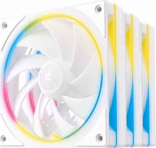 DEEPCOOL Ventilátor FL12 SE WH 3v1, 3x 120mm, ARGB, bílá