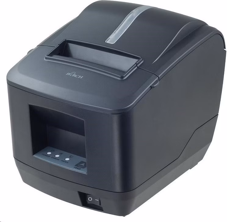 Birch CP-Q1 Pokladničná tlačiareň s rezačkou, USB+LAN, čierna, tlač v češtine