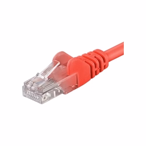 PremiumCord Patch kabel UTP RJ45-RJ45 level 5e 7m červená