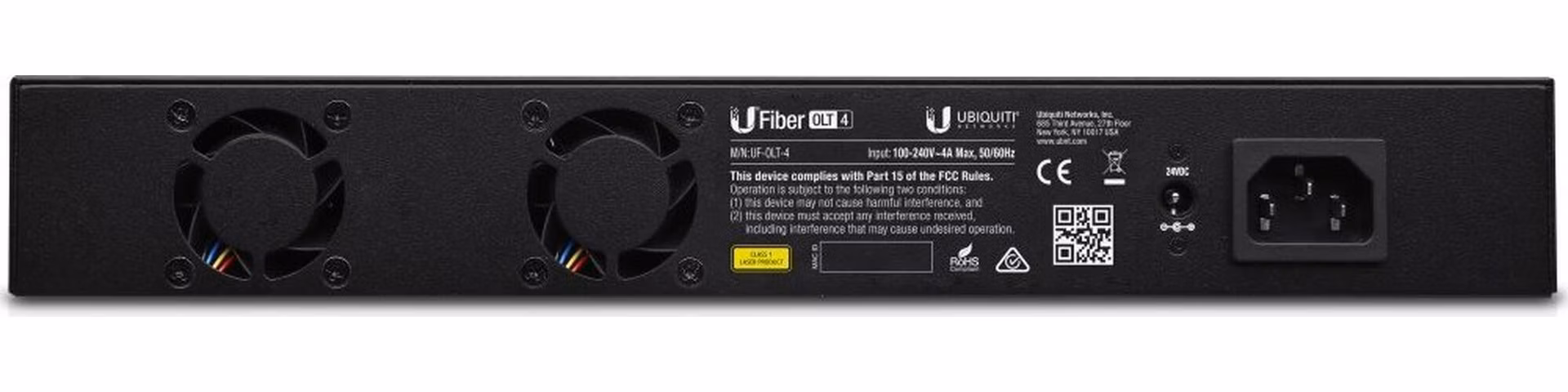 Ubiquiti UFiber OLT 4 - 4x GPON port, 1x SFP+ port, 35W + 1x UFiber GPON B+ modul