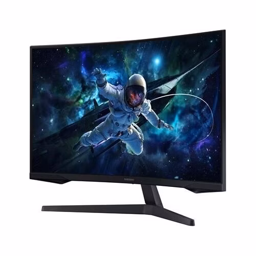 BAZAR - #SAMSUNG MT LED LCD Gaming Monitor 32" Odyssey LS32CG552EUXEN -prohnutý, VA,1ms,165Hz,2560x1440- poškozený obal