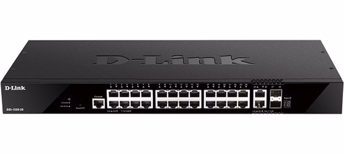 D-Link DGS-1520-28 24 ports GE + 2 10GE ports + 2 SFP+ Smart Managed Switch