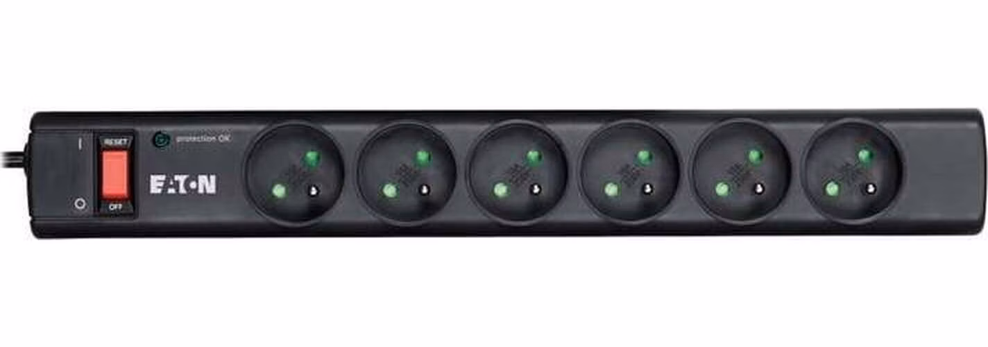 EATON Prepäťová ochrana - predlžovací kábel Protection Strip 6 FR, 1m