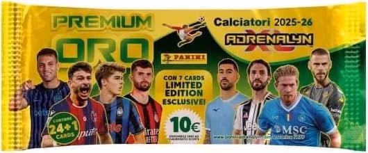 PANINI Serie A 2025/2026 ADRENALYN GOLD PACKET