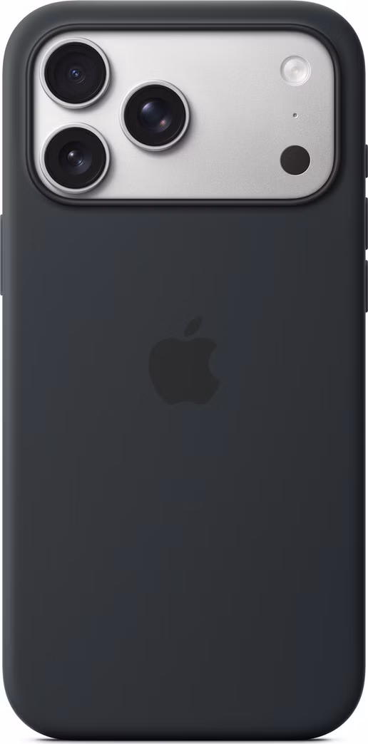 iPhone 17 Pro Max Silicone Case with MagSafe – Čierna