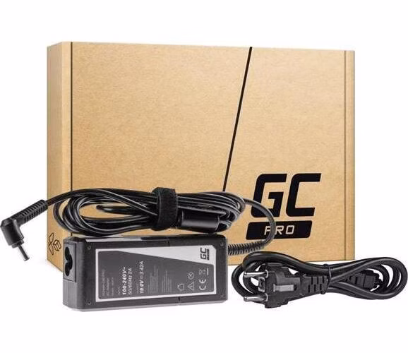 Green Cell PRO Charger / AC Adapter 19V 3.42A 65W for Asus F553 F553M F553MA R540L R540S X540S X553 X553M X553MA ZenBook UX303L