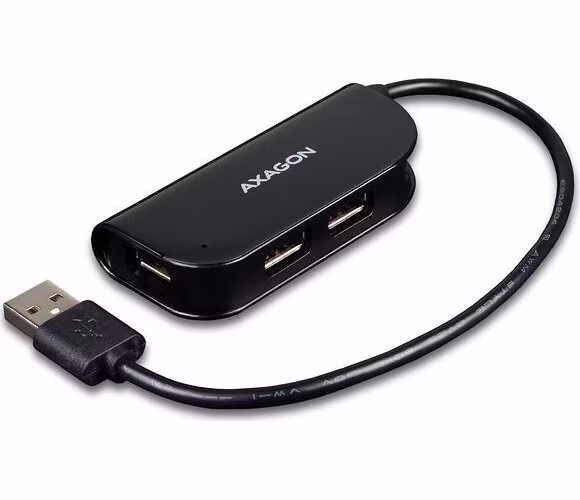 AXAGON hub USB-A / HUE-X4B / USB 2.0 / 4x USB-A / 0,2m