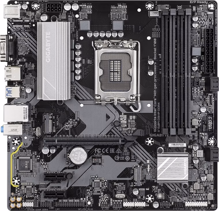 GIGABYTE MB Sc LGA1700 B760M D3HP DDR4, Intel B760, 4xDDR4, 1xDP, 1xHDMI, 1xVGA, mATX