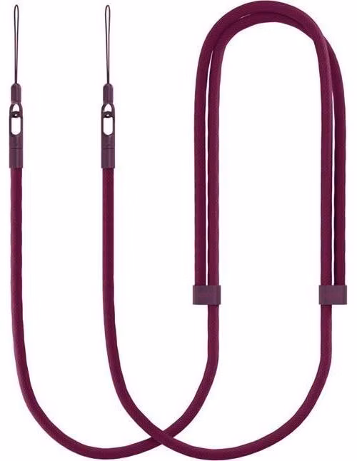 Spello Rope Crossbody Strap - vínová