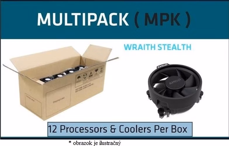 AMD, Ryzen 7 PRO 4750GE, Processor Multipack, soc. AM4, 35W, Radeon Graphics, s Wraith Stealth cooler