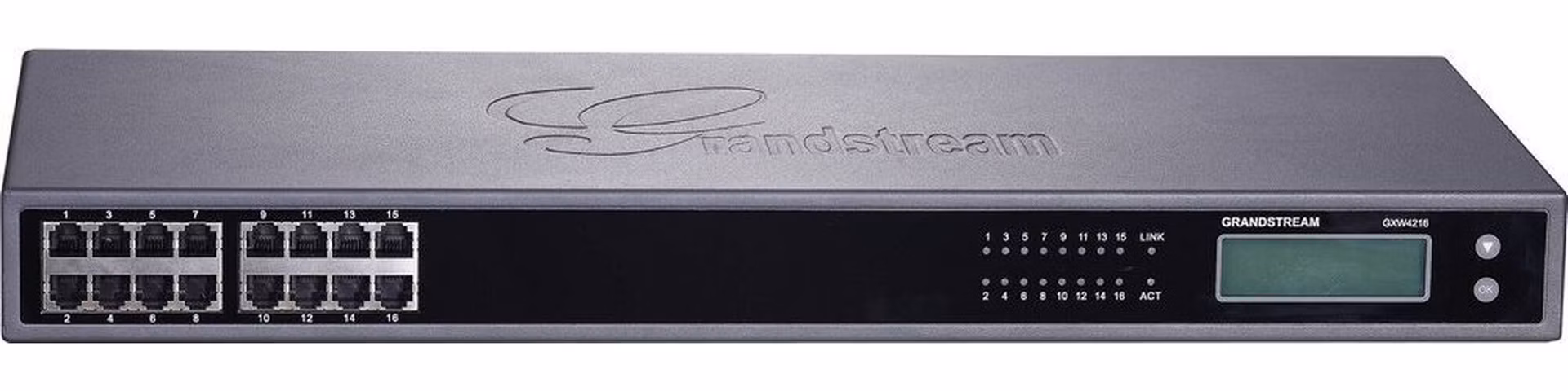 Grandstream GXW 4216FXS / VoIP analogová FXS brána/ 16 x FXS + 1x 50-pin telco/1 x LAN /