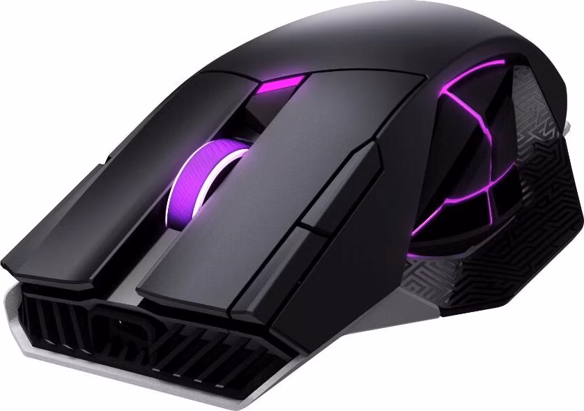 ASUS myš ROG Spatha X 65K, Bezdrátová, až 65 000 DPI, ARGB, černá