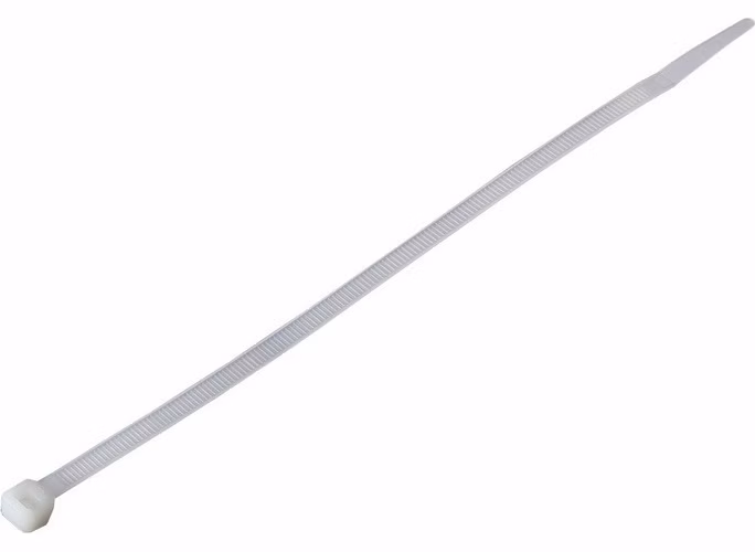 Solight vázací nylonové pásky, 4,8 x 350mm, natural, 100ks