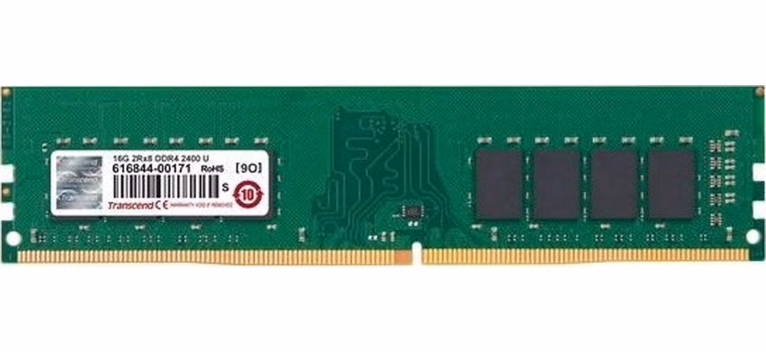 TRANSCEND DDR4 16GB 2400MHz 2Rx8, CL17 DIMM