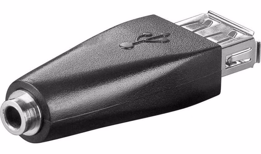 PremiumCord USB2.0 adaptér na stereo jack 3,5mm female