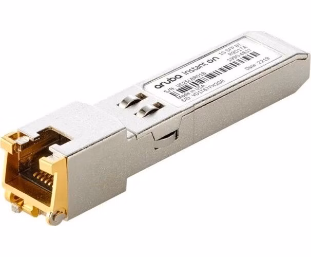HPE Aruba Instant On 1G SFP RJ45 T 100m Cat5e Transceiver 1830 1930 1960