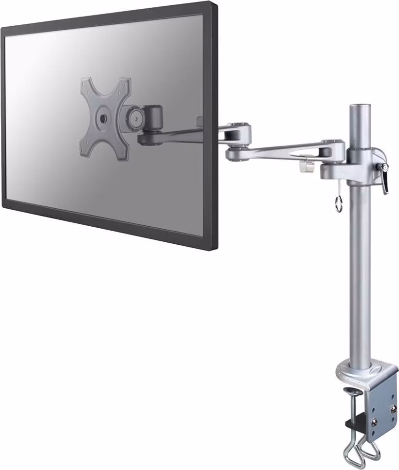 Neomounts FPMA-D935 /Držák displeje/na stůl/10-30"/svorka/3čepy/VESA 100X100/nosn.10kg/1 displej/stříbrný
