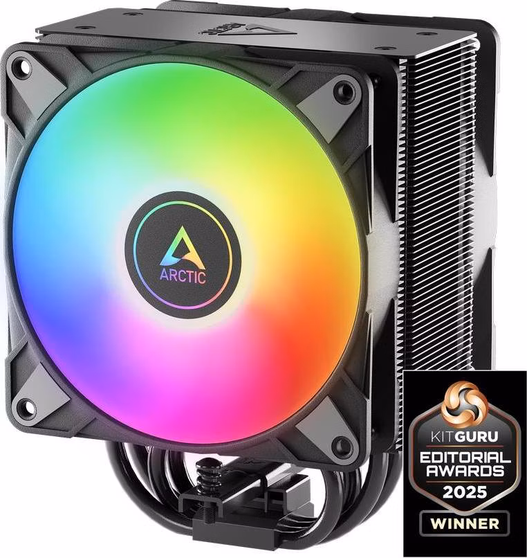AKCIA!!! - ARCTIC Freezer 36 SI A-RGB (Black) – Black CPU Cooler pre Intel a AMD