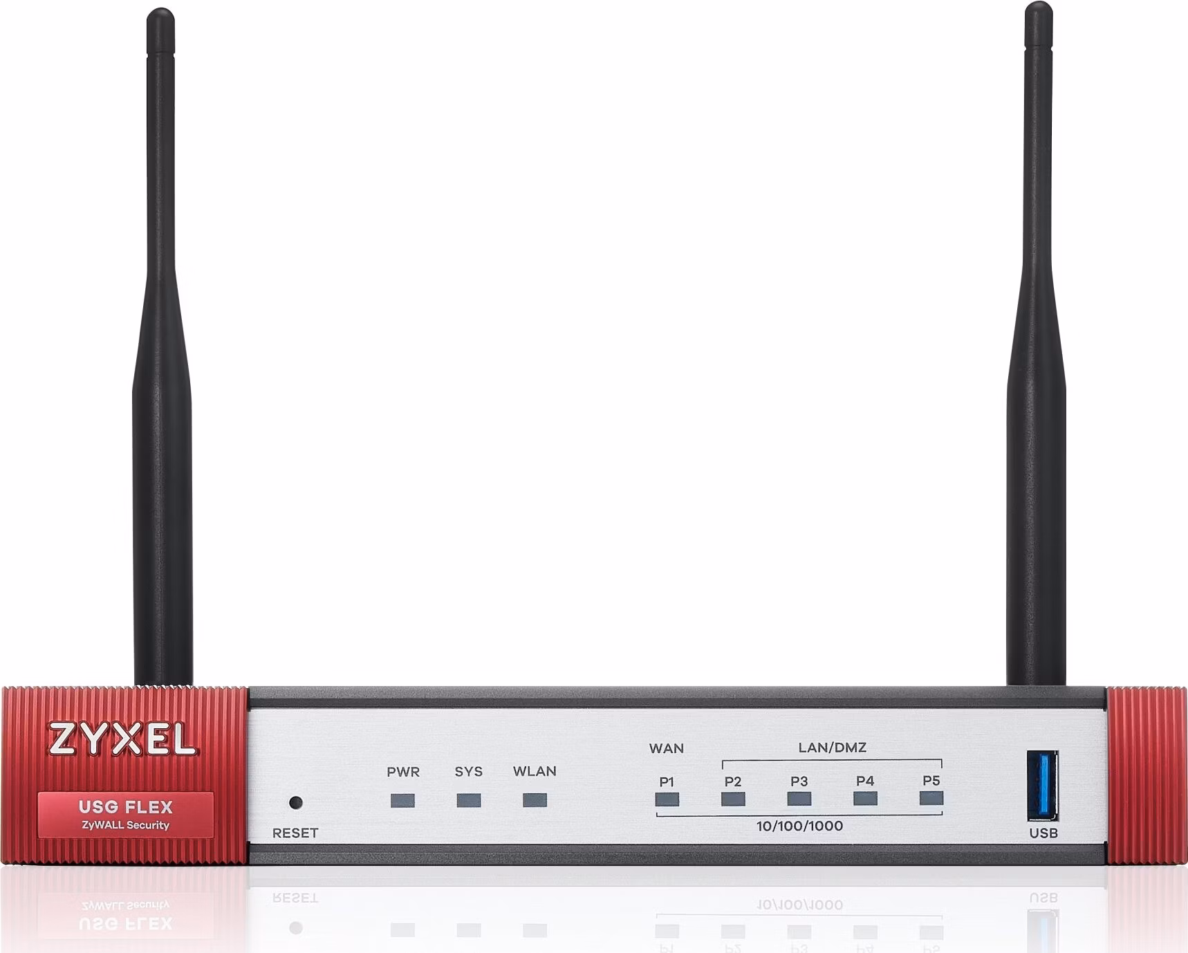 Zyxel USG Flex 50AX, 10/100/1000, 1*WAN, 4*LAN/DMZ ports, WiFi 6 AX1800, 1*USB (device only)
