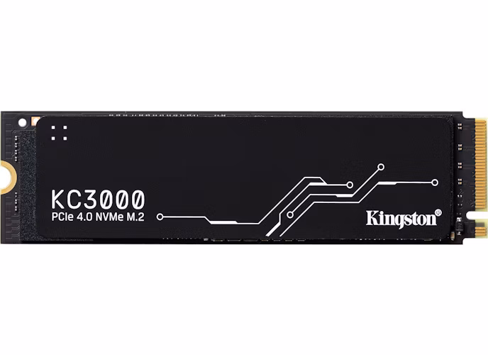 SSD disk Kingston 4096 GB KC3000 M.2 2280 NVMe™ PCIe Gen 4 (R 7000 MB/s; W 7000 MB/s)