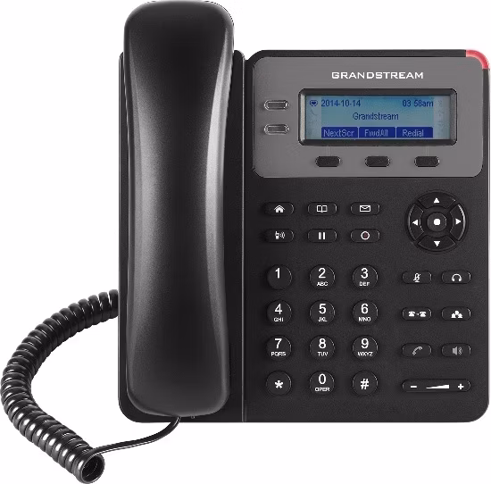Grandstream GXP1615 [telefón VoIP - 1x účet SIP, HD audio, 3 programy.tlačidlá, prepínač 2xLAN 10/100Mbps, PoE]