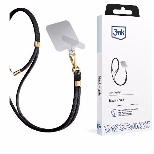 3mk EasyClip Black (gold)