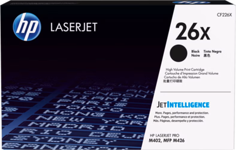HP 26X, Black toner pre, HP LaserJet Pro M402d/n/dn/dne/dw, M426dw/fdn/fdw, 9000 strán
