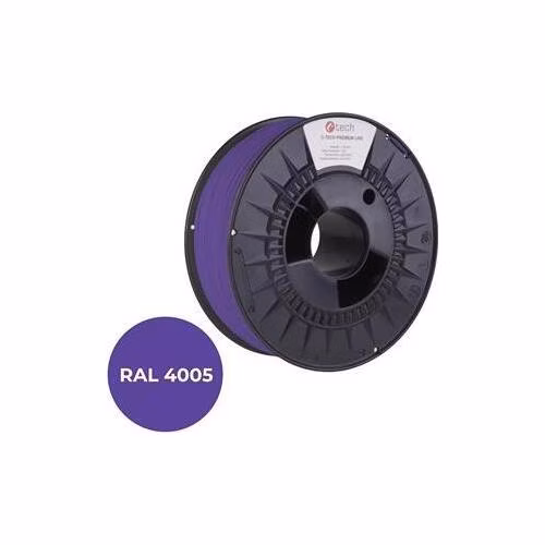 C-TECH tisková struna PREMIUM LINE ( filament ) , PETG, modrofialová, RAL4005, 1,75mm, 1kg