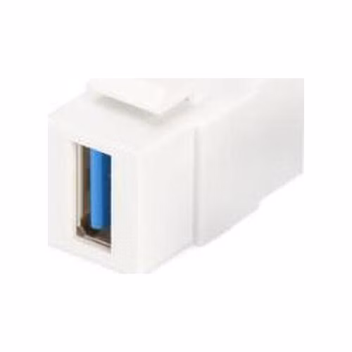 DIGITUS Keystone jack USB 3.0 pro DN-93832, čistě bílý (RAL 9003)