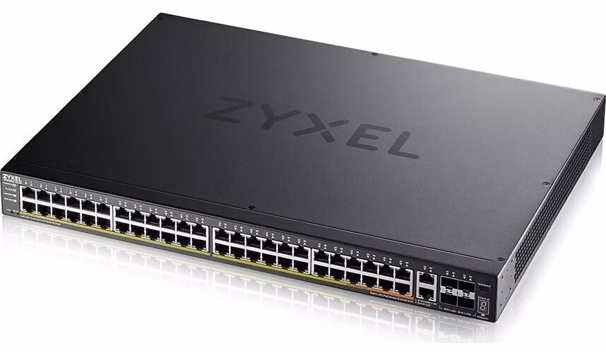 BAZAR - Zyxel XGS2220-54HP, L3 Access Switch, 600W PoE, 40xPoE+/10xPoE++, 48x1G RJ45 2x10mG RJ45, 4x10G SFP+ Uplink, inc