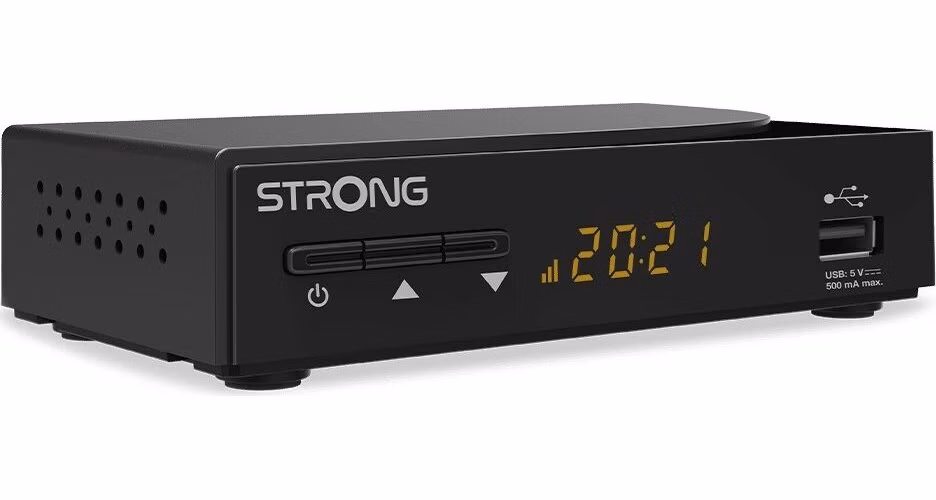 STRONG DVB-C set-top-box SRT 3030/ Full HD/ EPG/ HDMI/ USB/ SCART/ externí adaptér/ černý