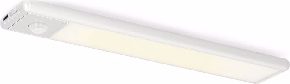 NEDIS skříňové světlo/ 3000 K/ 110 lm/ světelný senzor/ provozní doba 10 h/ napájení z baterie/ 5 V DC/ USB-C/ kabel 30