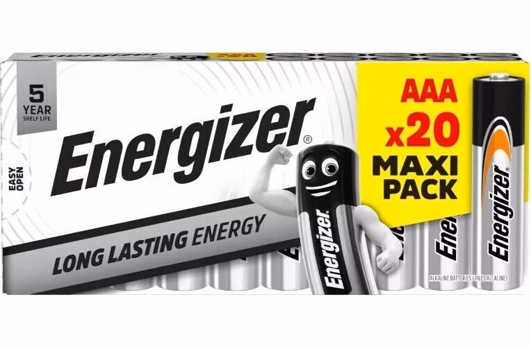 Energizer LR03/20 Everyday AAA family 20pack Alkalické