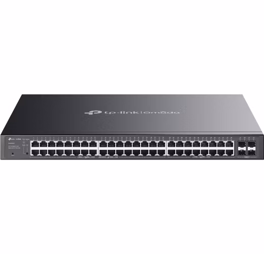 Omada 52-Port Gigabit Smart Switch with 32-Port PoE+ PORT: 48× Gigabit Ports (32×PoE+ and 16× Non-PoE), 4× Gigabit SFP S