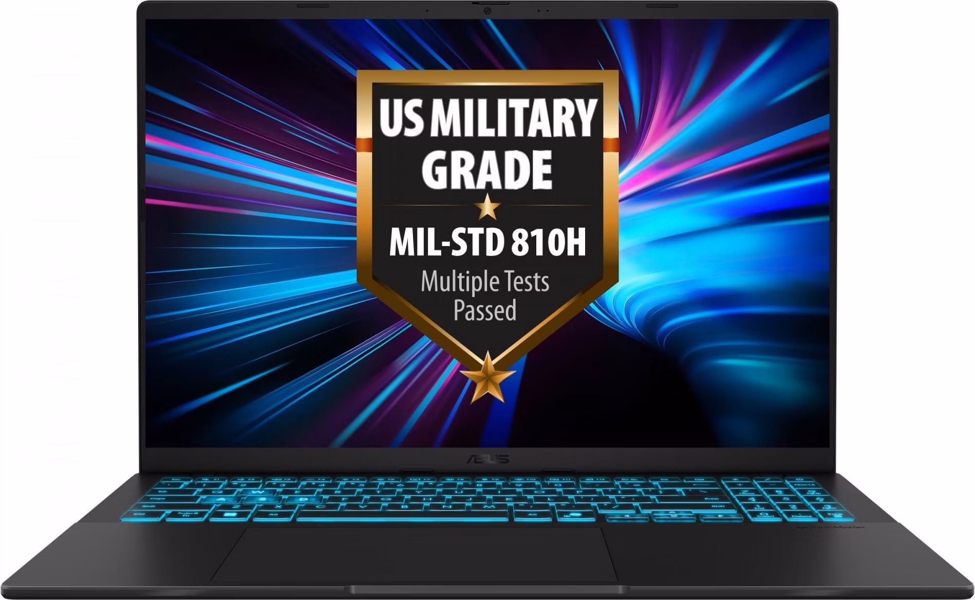 ASUS Vivobook V16/ Core 7 240H/ 32GB/ 1TB SSD/ RTX 5070 8GB/ 16"WUXGA,matný/ bez OS/ černý
