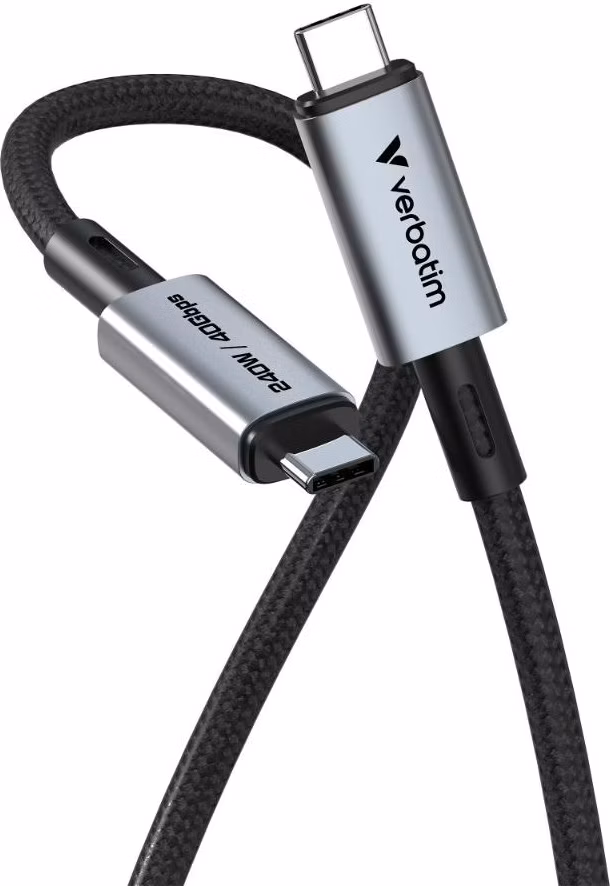 VERBATIM Kabel USB4 Sync &amp; Charge, 240W, 120cm