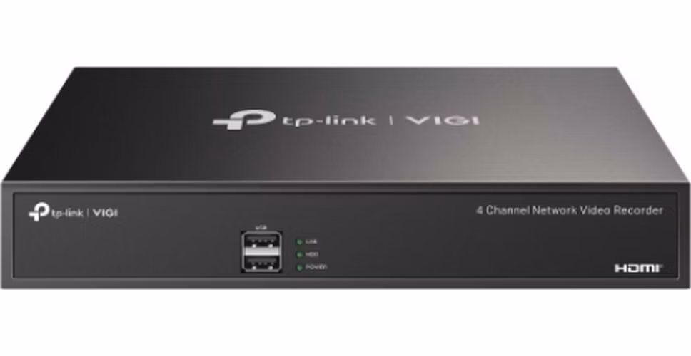 4 Channel Network Video Recorder SPEC: H.265+/H.265/H.264+/H.264, Up to 8MP resolution, Decoding capability/8-ch @2MP, 8