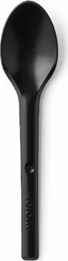 REFORK - Lžička z přírodního materiálu, black, 40ks